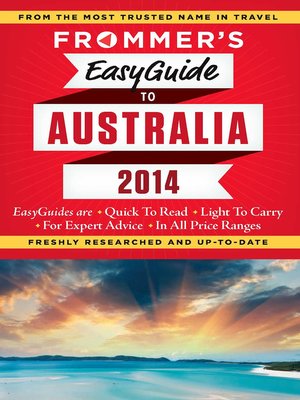 Frommer's EasyGuide to Australia 2014 - ebook